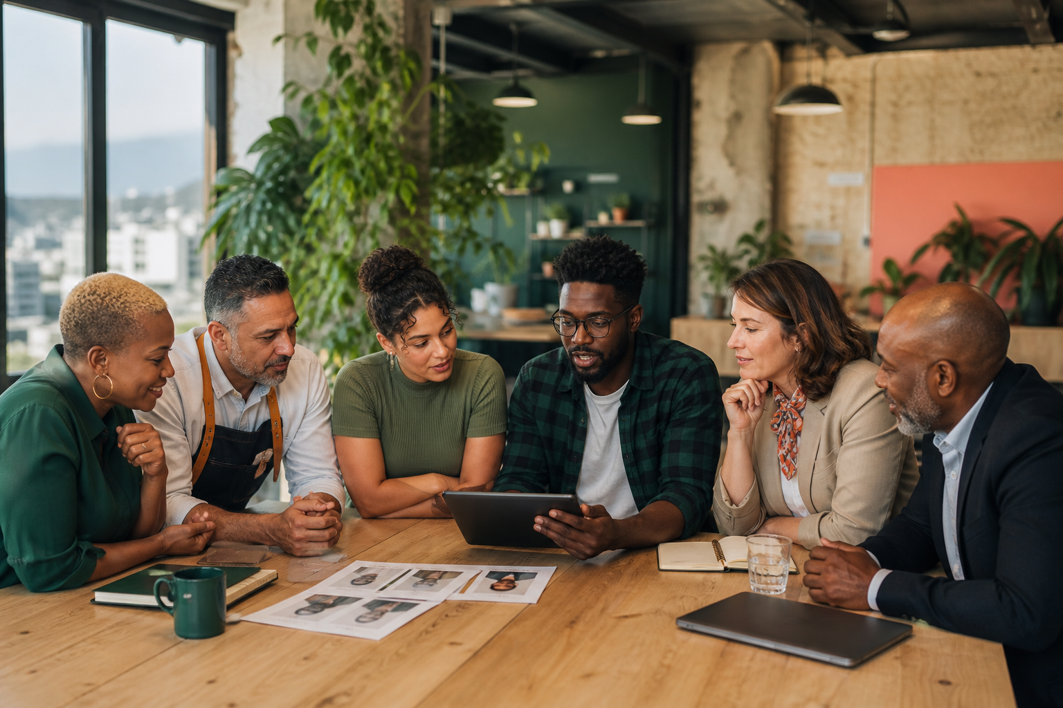 Business owners and hiring teams reviewing candidates
