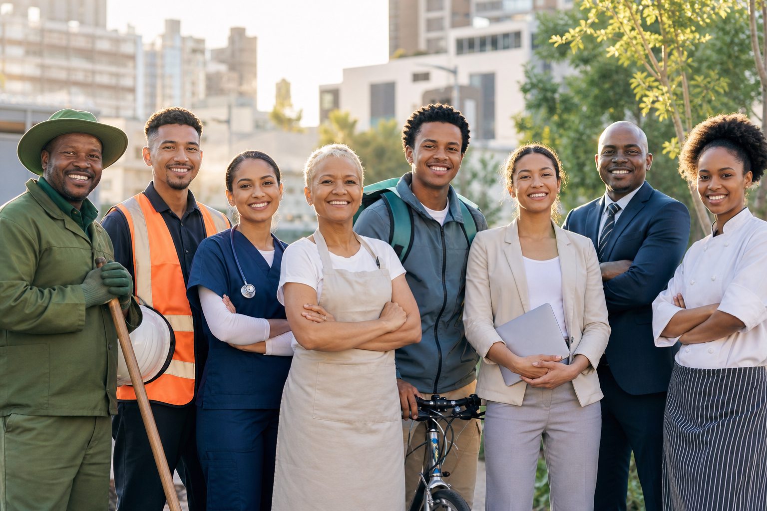 People from many professions looking for their next opportunity